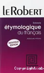 Dictionnaire étymologique du français vignette
